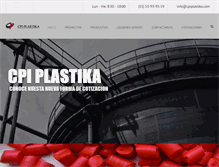 Tablet Screenshot of cpiplastika.com